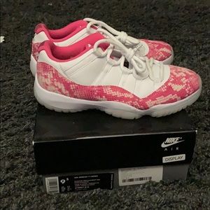 Pink SnakeSkin Retro 11s Authentic With Box